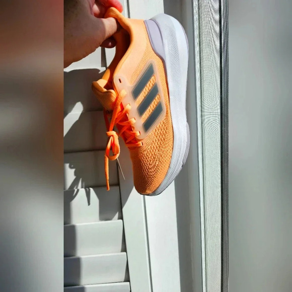 ADIDAS Ultrabounce Wide Running Walking Sport Athletic Orange Grey  size … - Picture 5 of 7